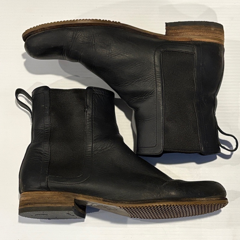 Poppy Barley Black Leather Women’s Chelsea Boots